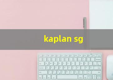 kaplan sg